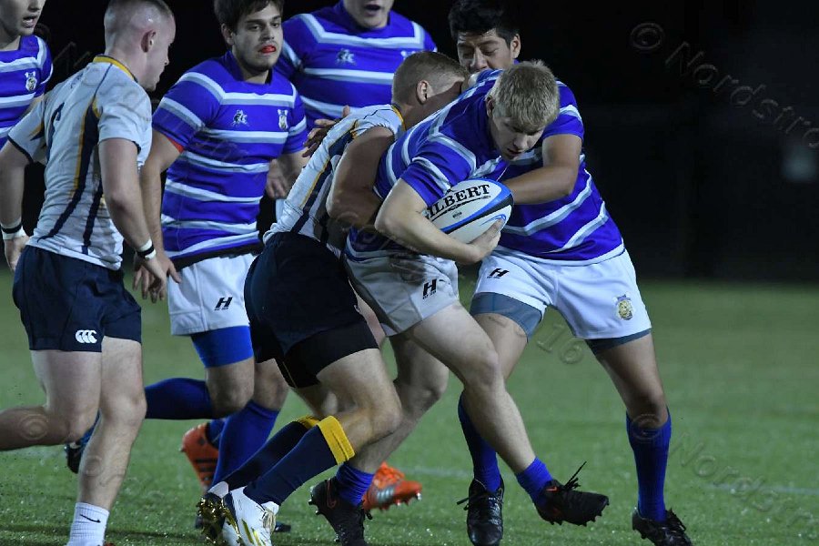 Wheaton Men\'s Rugby vs Mass Maritime.  Photo by Keith Nordstrom